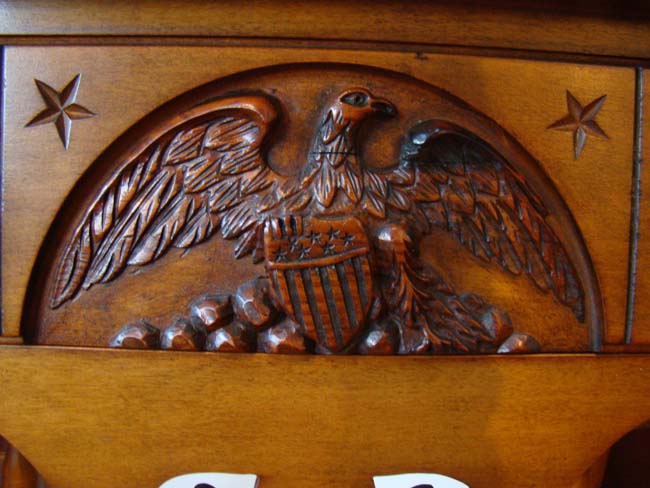 A RARE table made from wood removed from the Orlop deck of "OLD IRONSIDES" (the U S S Constitution) in 1929 — image 3